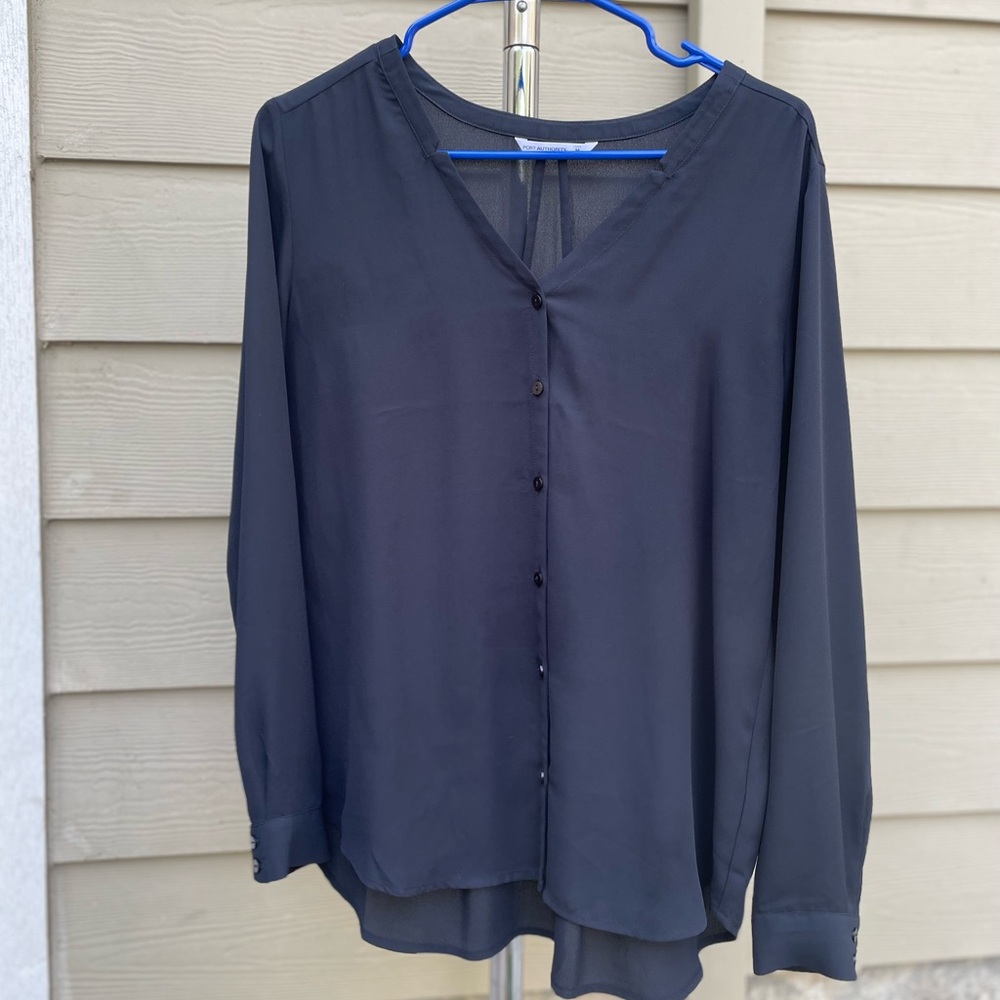 Port Authority Charcoal Blouse